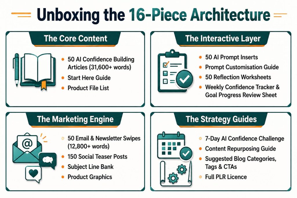 PLR 50 AI Confidence Building Articles Review