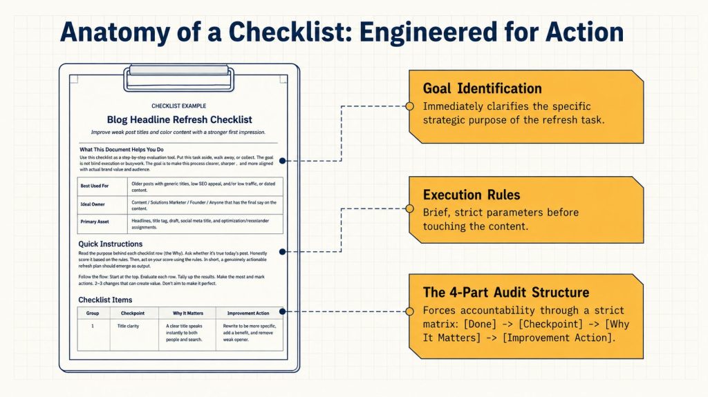 PLR 25 Blog Refresh Checklists for More Visitors Review