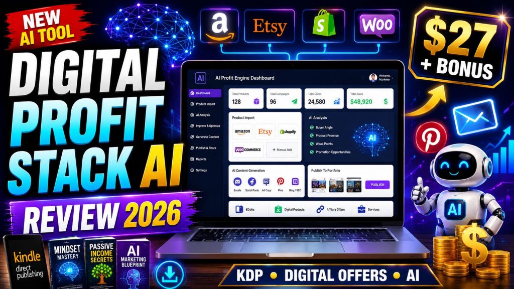 Digital Profit Stack AI Profit Engine for KDP & Digital Offers Review
