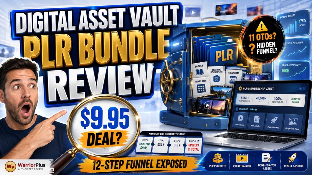 Digital Asset Vault PLR Bundle Review
