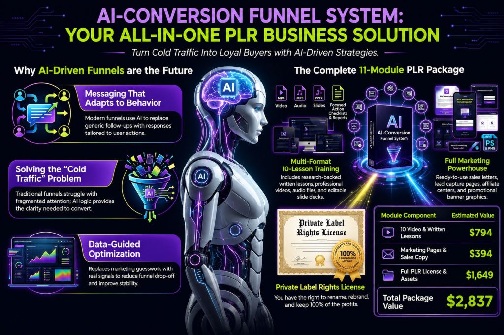 PLR Firesale AI Conversion Funnel System Review