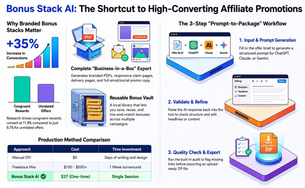 Bonus Stack AI - Complete Bonus stacks in minutes Review