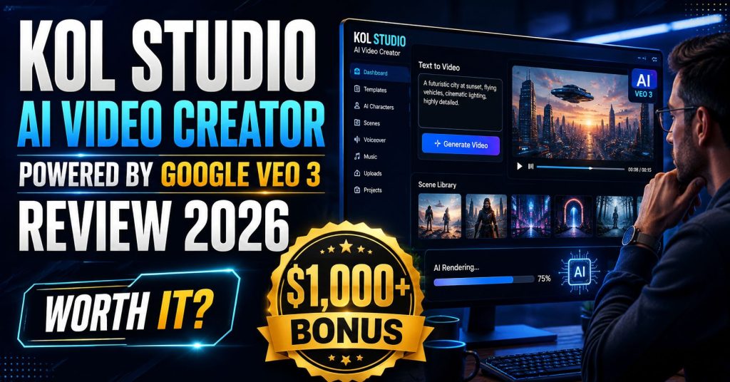 KOL Studio AI Video Creator Powered by Google Veo 3 Review