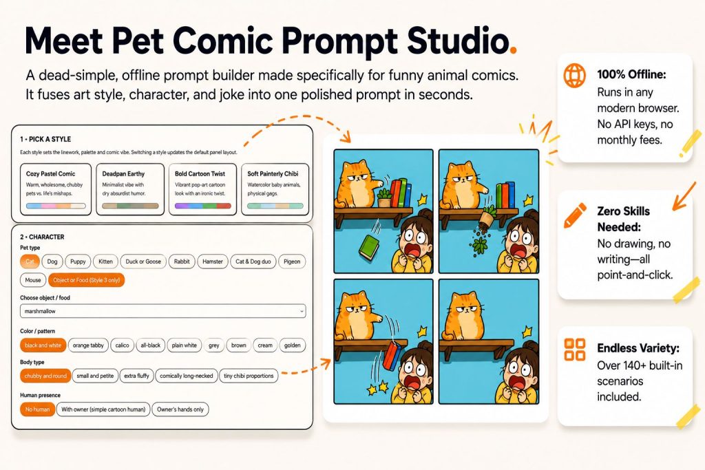 Pet Comic Prompt Studio Review
