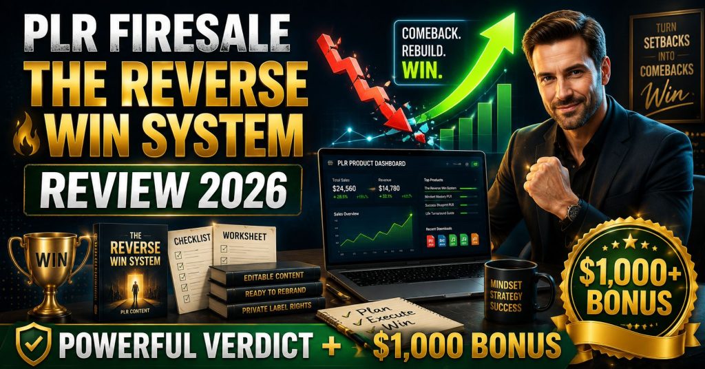 PLR Firesale The Reverse Win System Review
