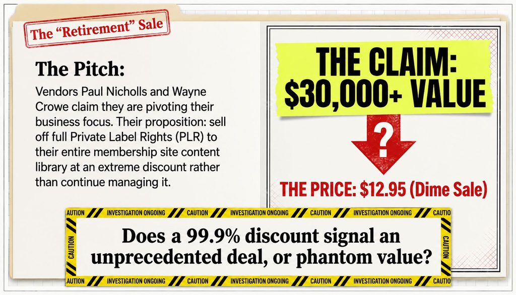 Mega Vault PLR Retirement Bundle Review