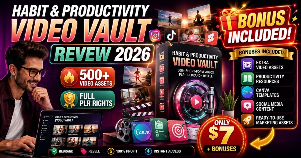 Habit & Productivity Video Vault Review