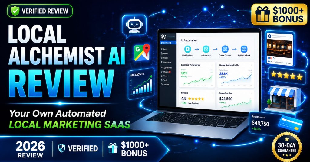 Local Alchemist AI Your Own Automated Local Marketing SaaS Review