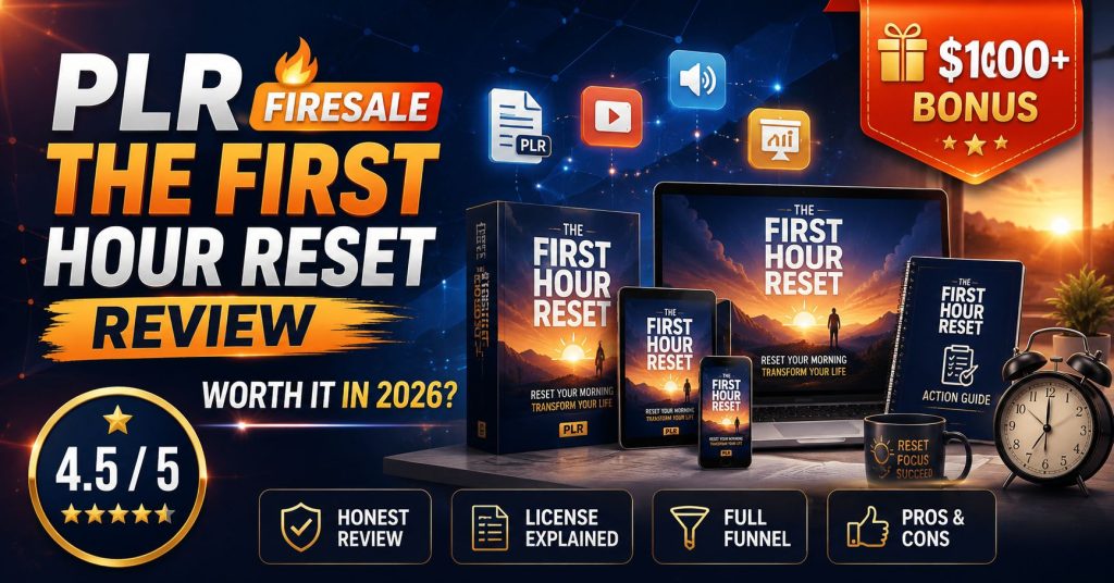PLR Firesale The First Hour Reset Review