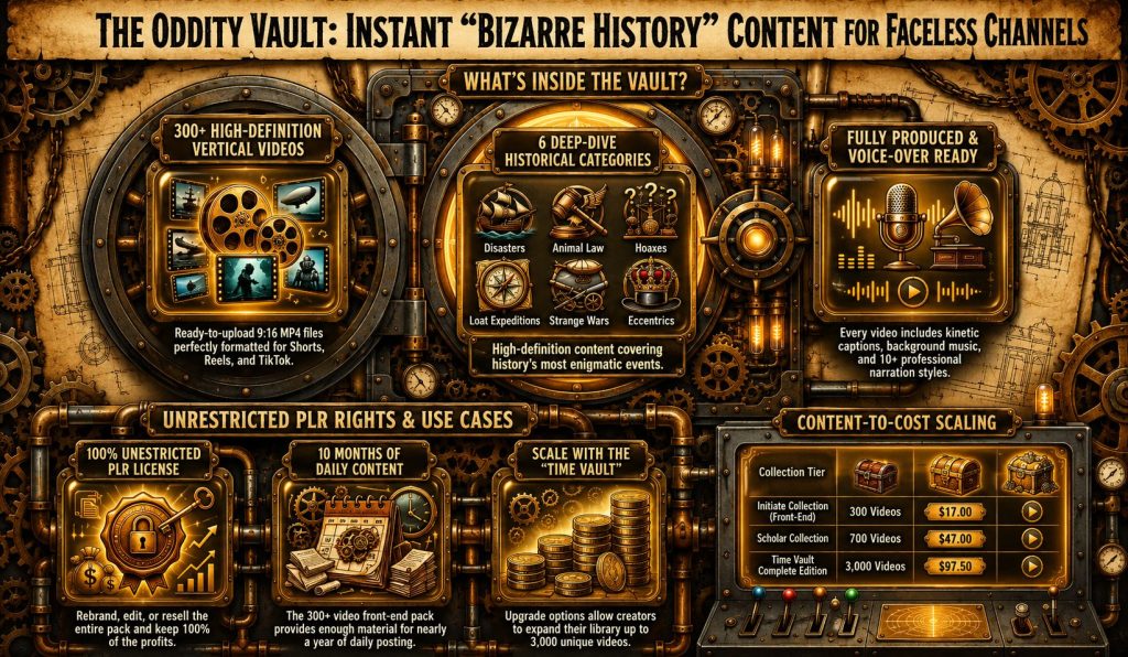 PLR Bizarre History Video Pack Oddity Vault Collection Review