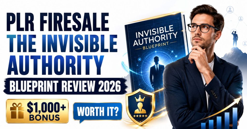 PLR Firesale The Invisible Authority Blueprint Review