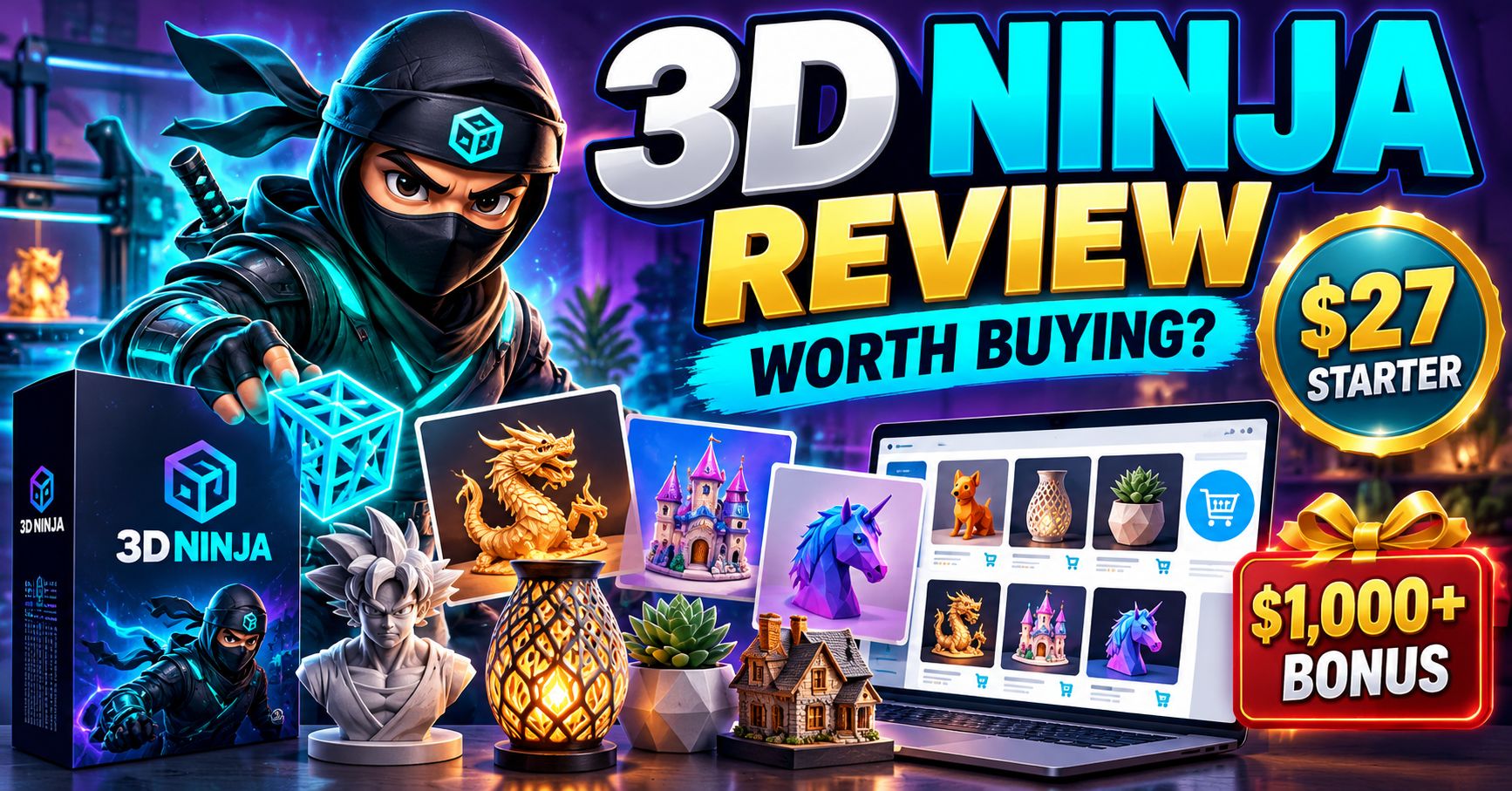 3D Ninja Review 2026: Is It Worth Buying? + $1,000+ Bonus