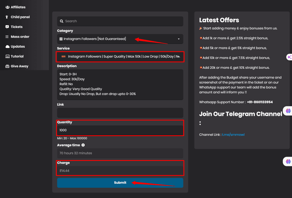 Followers Buy 1k 10 Rs Instagram