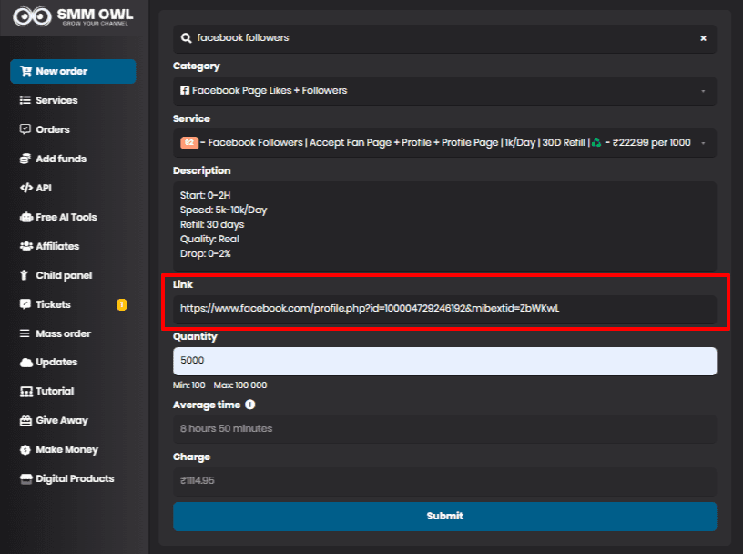 How to get 5000 Facebook Followers in 5 Minutes