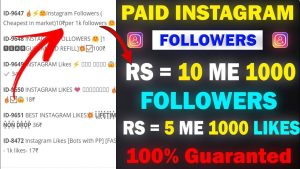 Followers Buy 1k 10 Rs Instagram