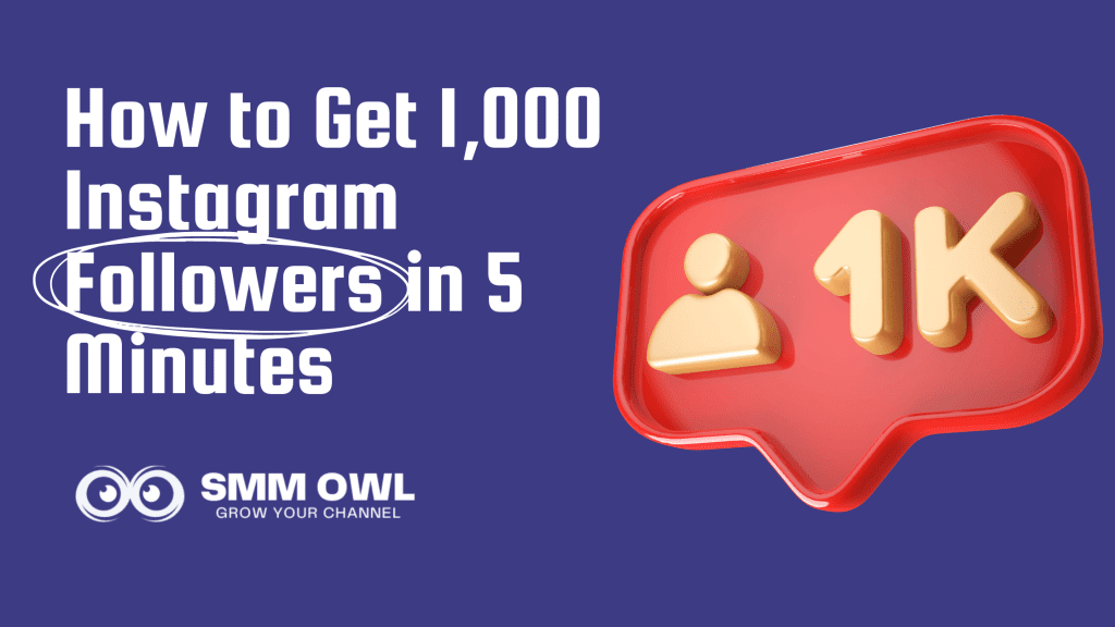 How to Get 1000 Instagram Followers in 5 Minutes from SMM OWL - Youtube ...