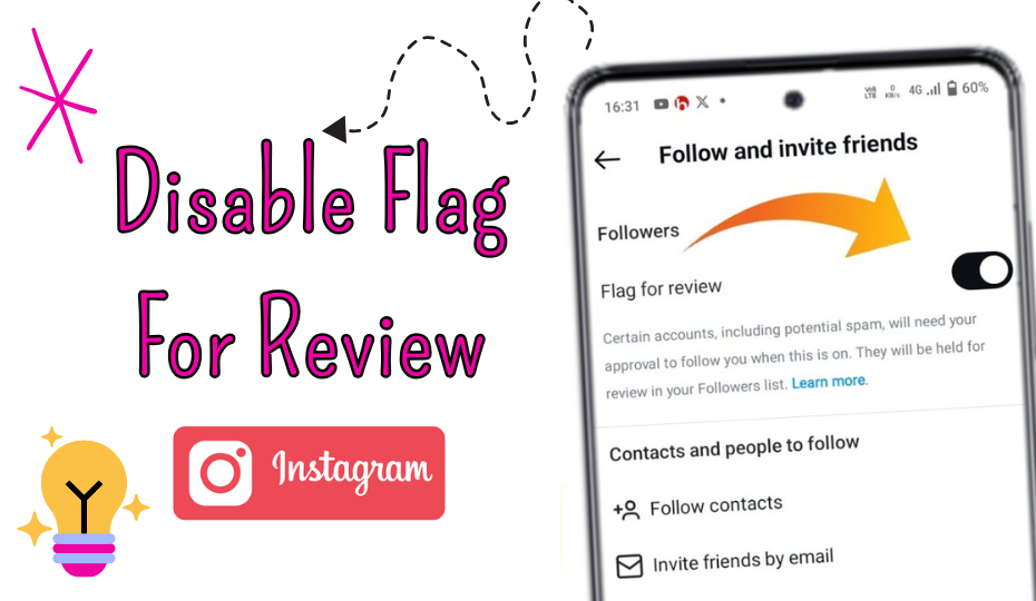 how to Disable flag for review