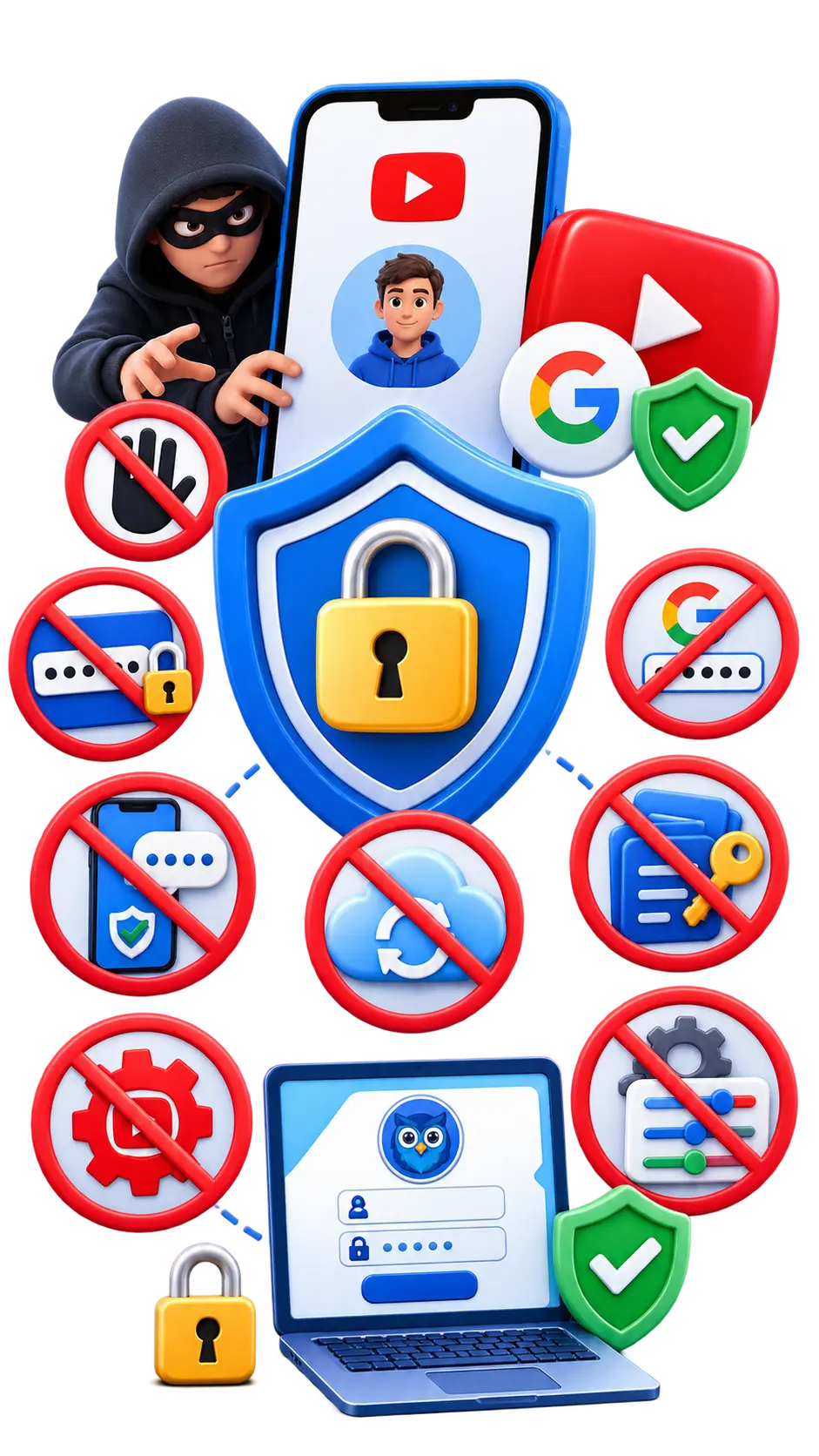 Protecting your YouTube account credentials