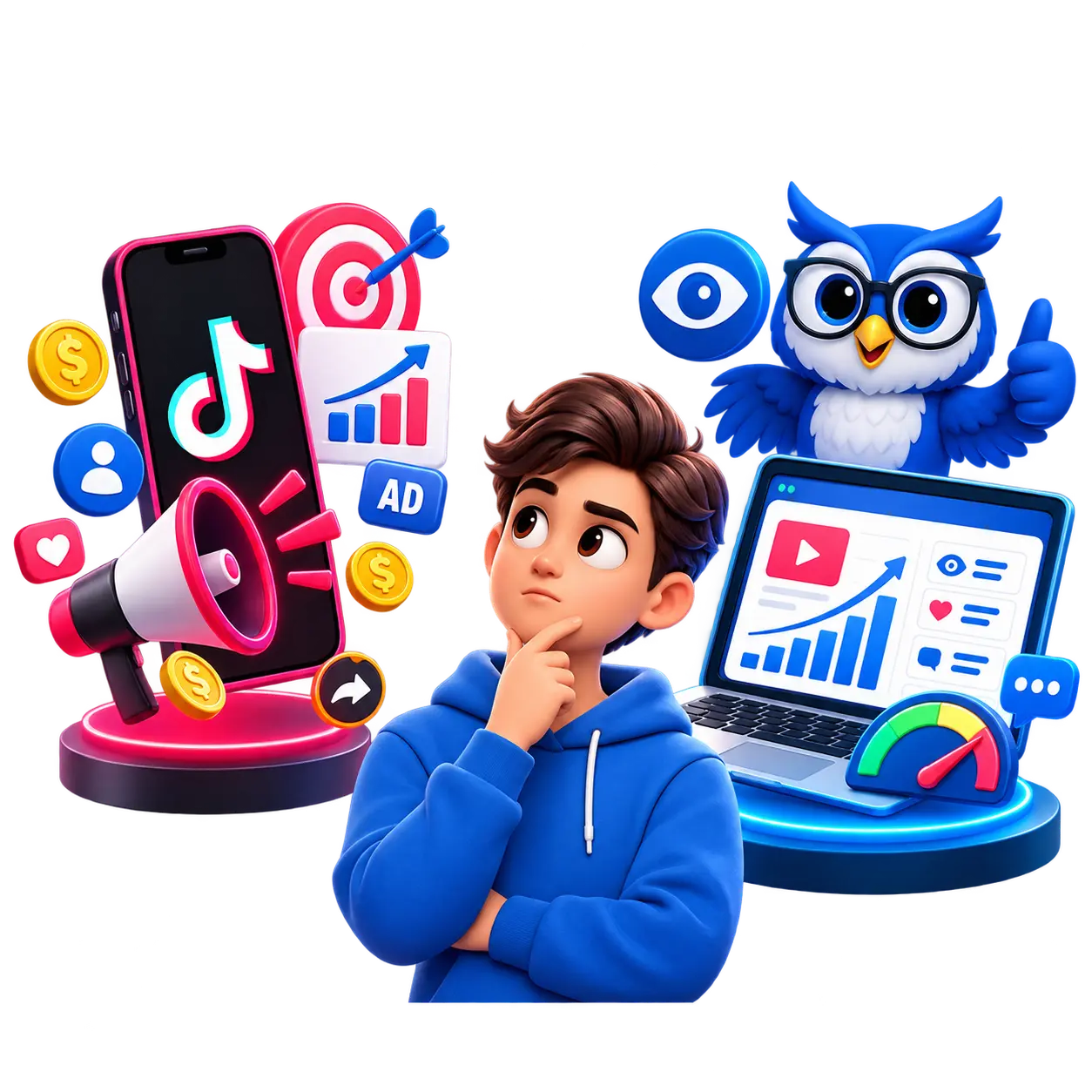 SMM Owl or TikTok Promote