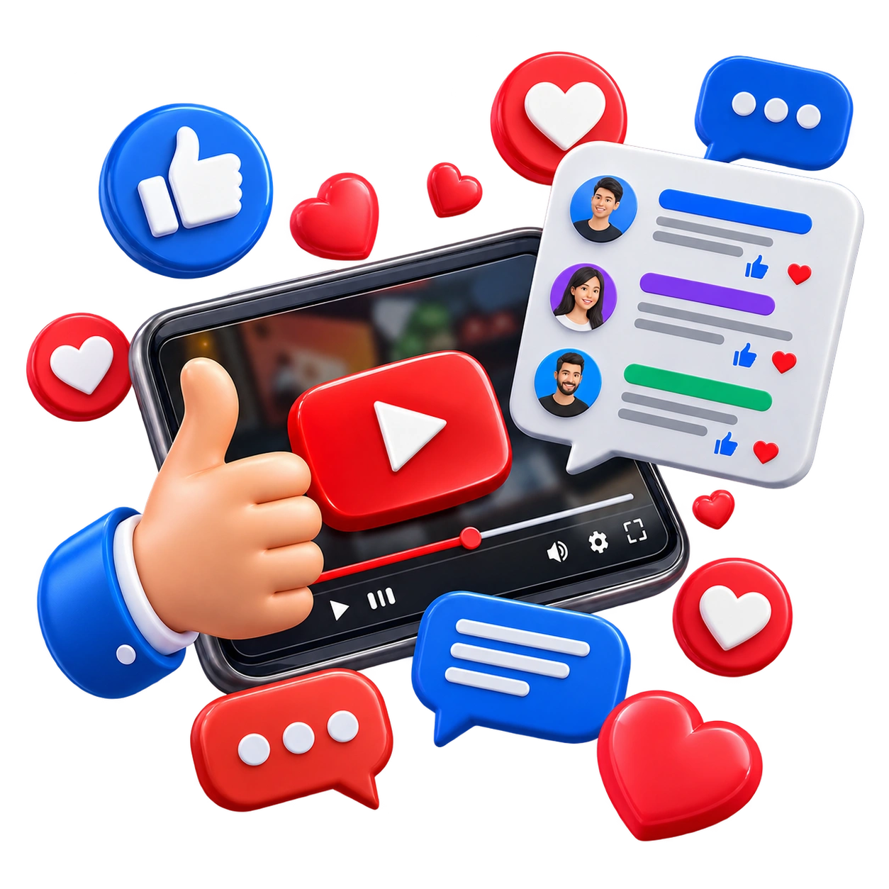 YouTube Likes and Comments
